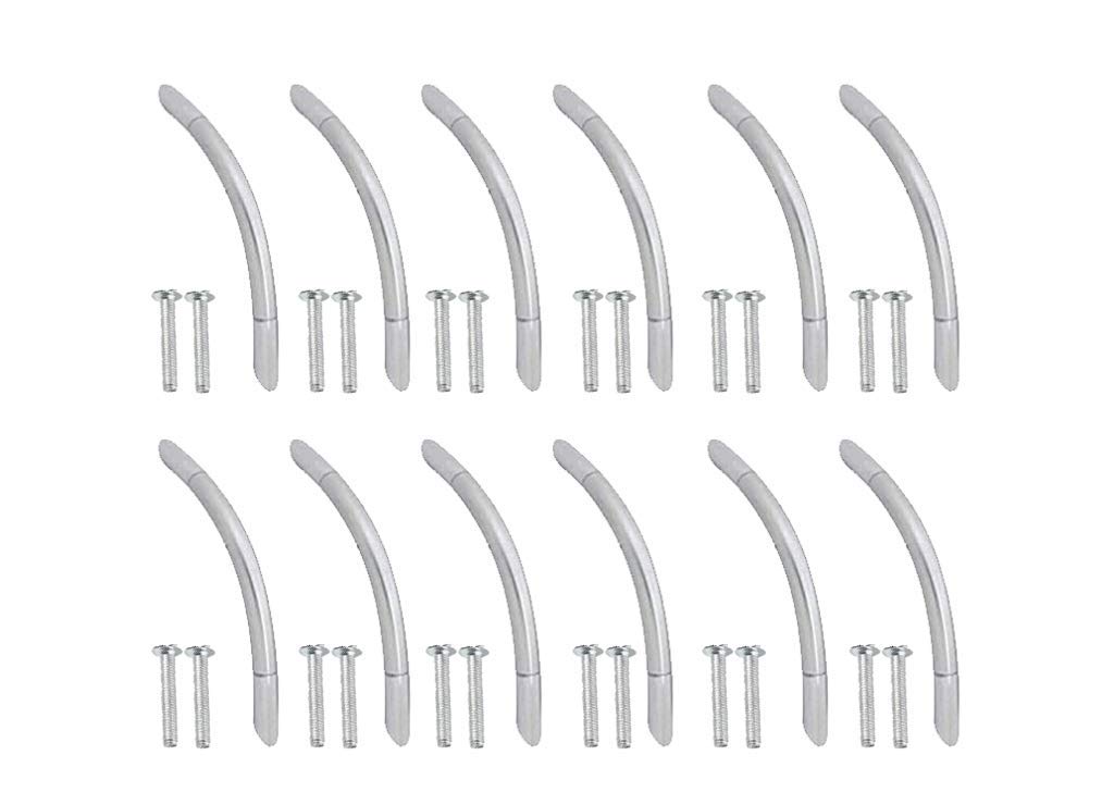 Sun Shield Steel Drawer | Wardrobe | Door Handle Oval D with Screw 4 Inch, Chrome Finish - 12 Pcs, Stainless Steel, Pull Handle — Amazon image 16