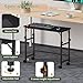 Snughome Mobile Keyboard Tray with Mouse Pad, Height Adjustment 23