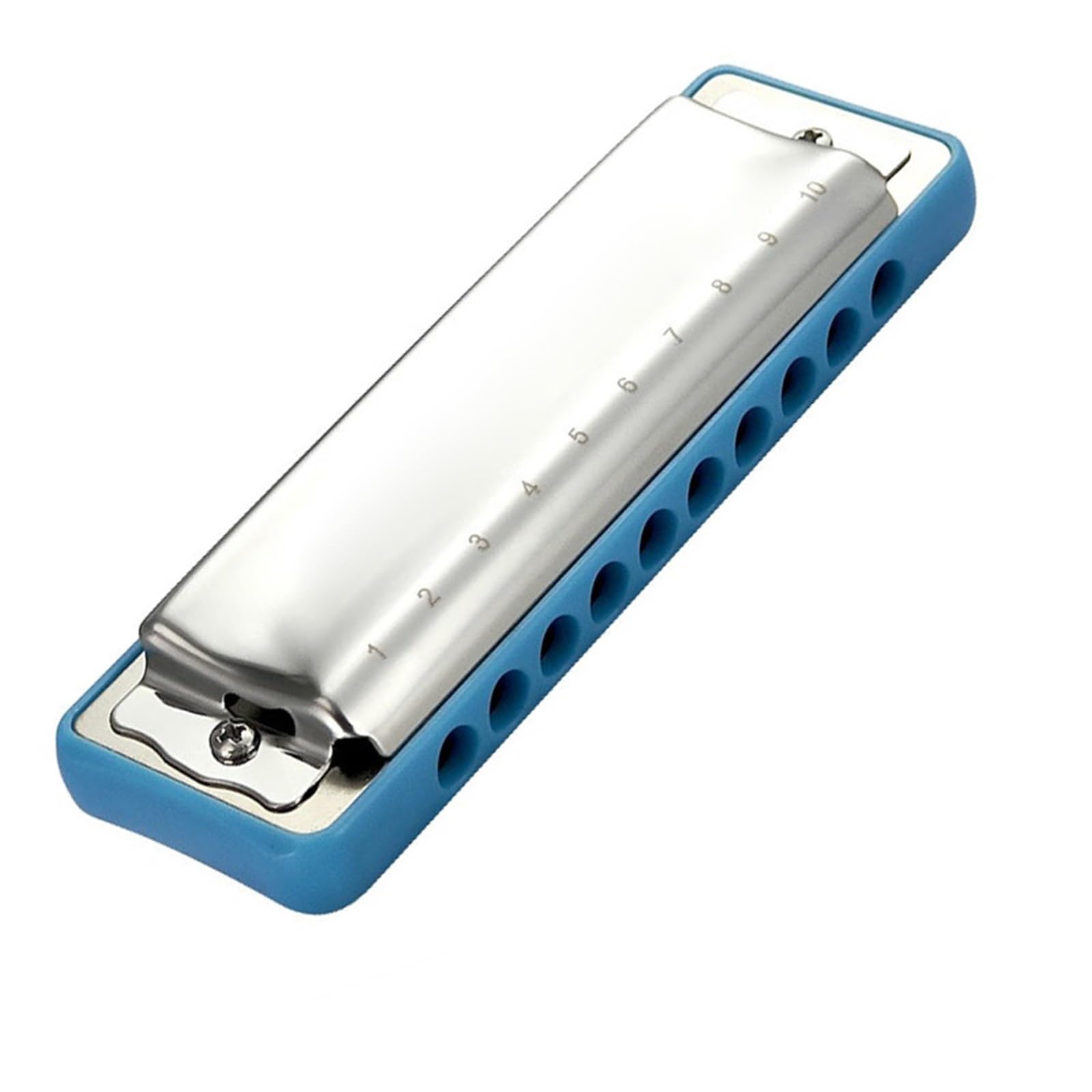 principianti armonica Armonica Blues A 10 Buche Per Principianti Musicisti Avanzati E Adulti(Blue)