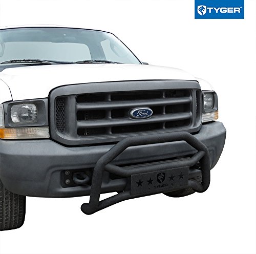 Tyger Auto Tg-Gd6F60228 Front Bumper Guard Compatible With 1999-2004 Ford F250/350/450/550 Super Duty | Textured Black | Light Mount | Bull Bar #TOP1