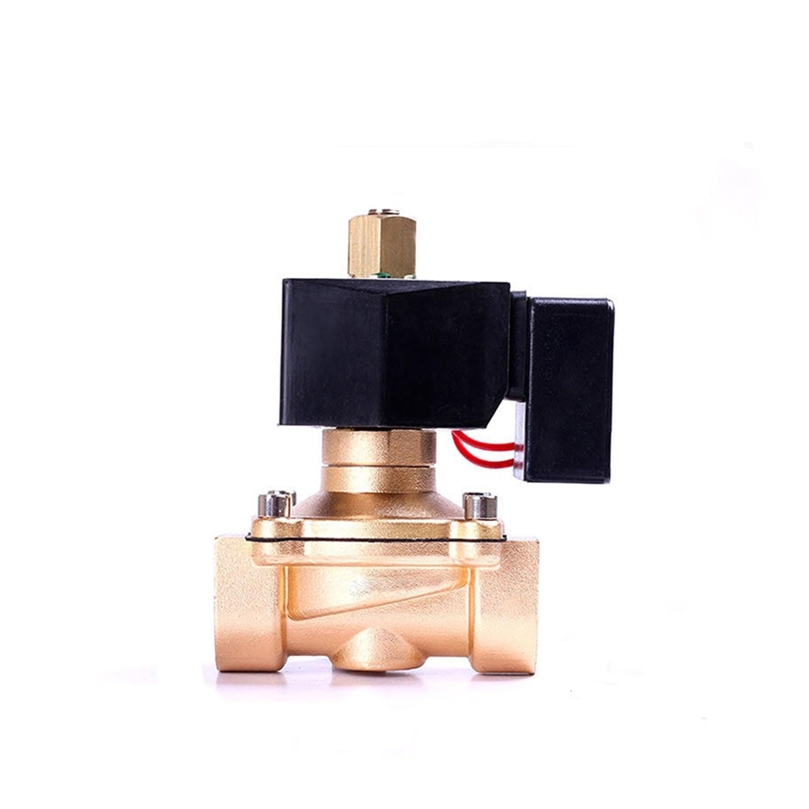 TREDSWQCV 1" Normally Open Brass Non Hot Solenoid Valve DN25 24V 12V 110V 220V For 24 hours Working(G-110VAC-NBR-SEAL)