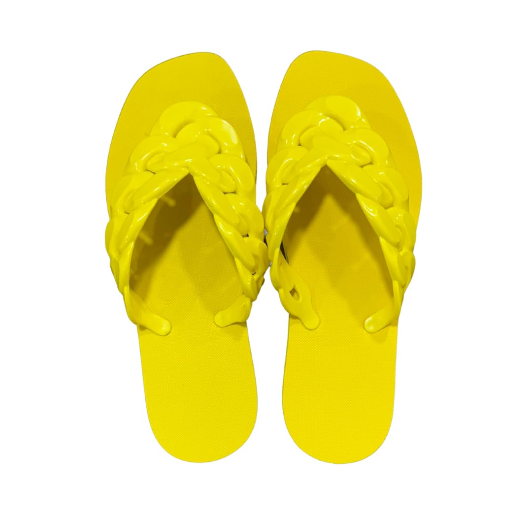 Braided Strap Flip Flops, Casual Beach Sandals-image-1
