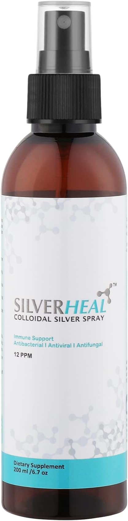 - Colloidal Silver Spray I12 Ppm, 100% Natural I Multiutility, A must for every home I For Acne I Skin Infections I Minor Cuts and burns I Dandruff I Deodorizer I Disinfect Hands or Any Surface I No side effects I 200 ml