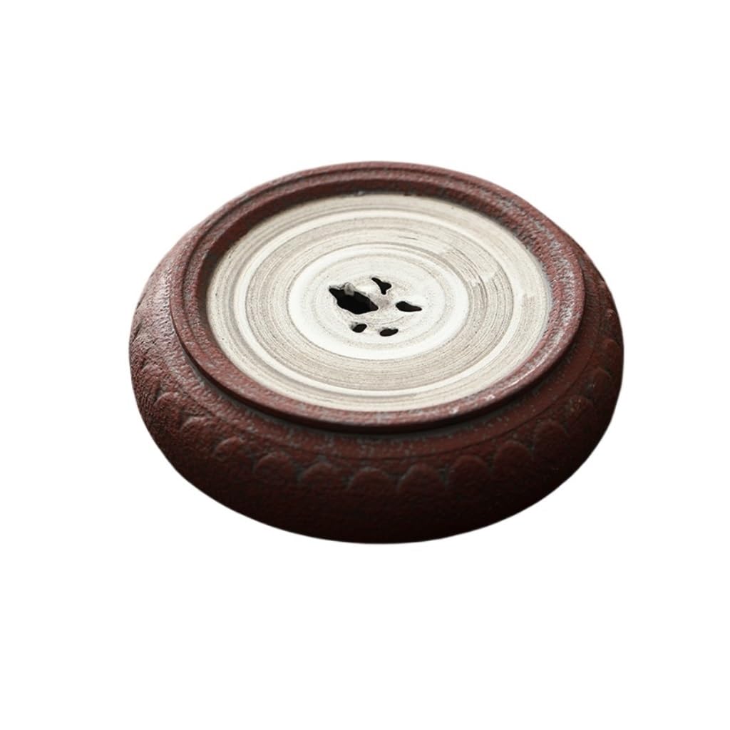 Bandeja de té Kong Fu, Bandeja de té Retro para Almacenamiento de Agua, Bandeja de té de cerámica, Bandeja de té de Drenaje pequeña, Bandeja de té para Almacenamiento de Oficina