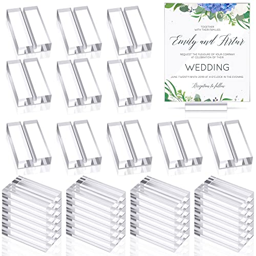 Supports de table en acrylique transparent pour sublimer votre décoration de mariage