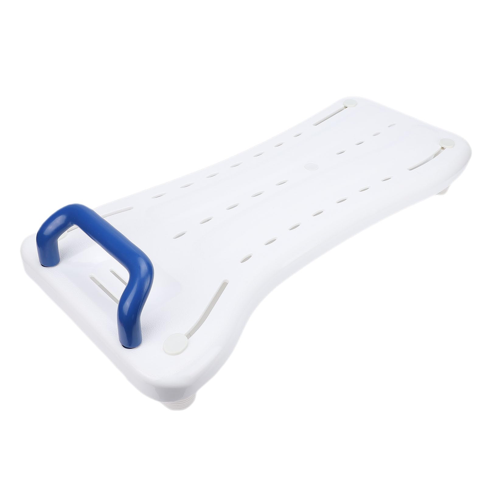 YWBL-WH Panel de Asiento para Bañera, Banco de Plástico Antideslizante para Bañera con Asa, Tablero de Ducha Portátil y Resistente Al Agua para Ancianos y Niños Pequeños, Dimensiones 29,5 X 13,4