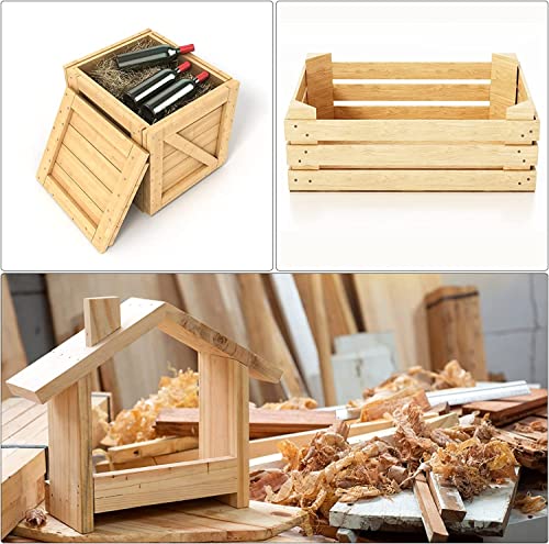 Image of Tiny Wooden Nails for DIY Craft Projects, Antique Drawer Repairing, Mini Boxes Decorative Accessories, 1inch, 100pcs (Black, 25mm)
