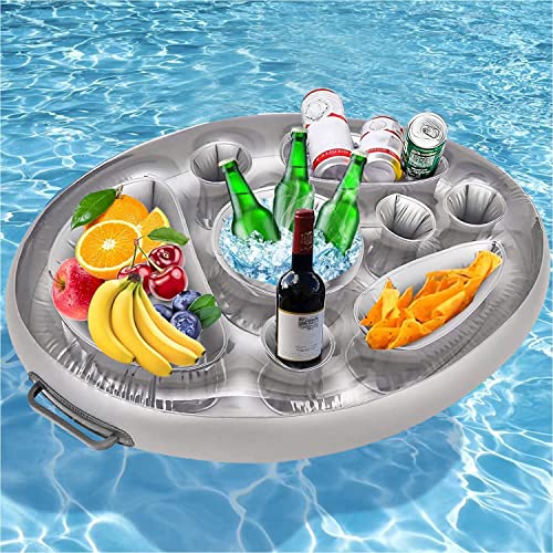 Aufblasbarer Getränkehalter Für Pool & Strand - Schwimmendes Tablett Party