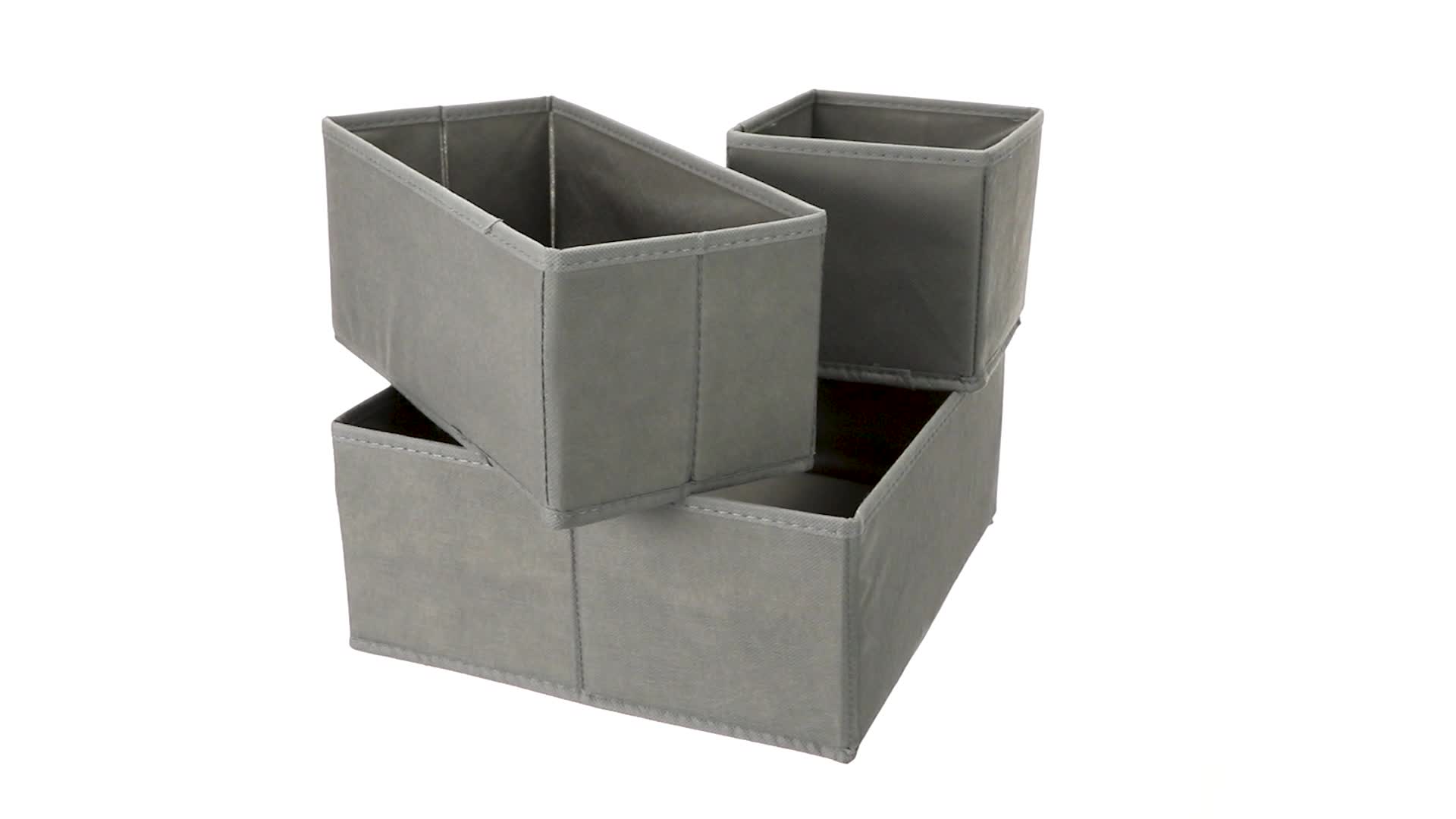 Amazon｜Amazonベーシック 収納ケースボックス 布引出し 6個