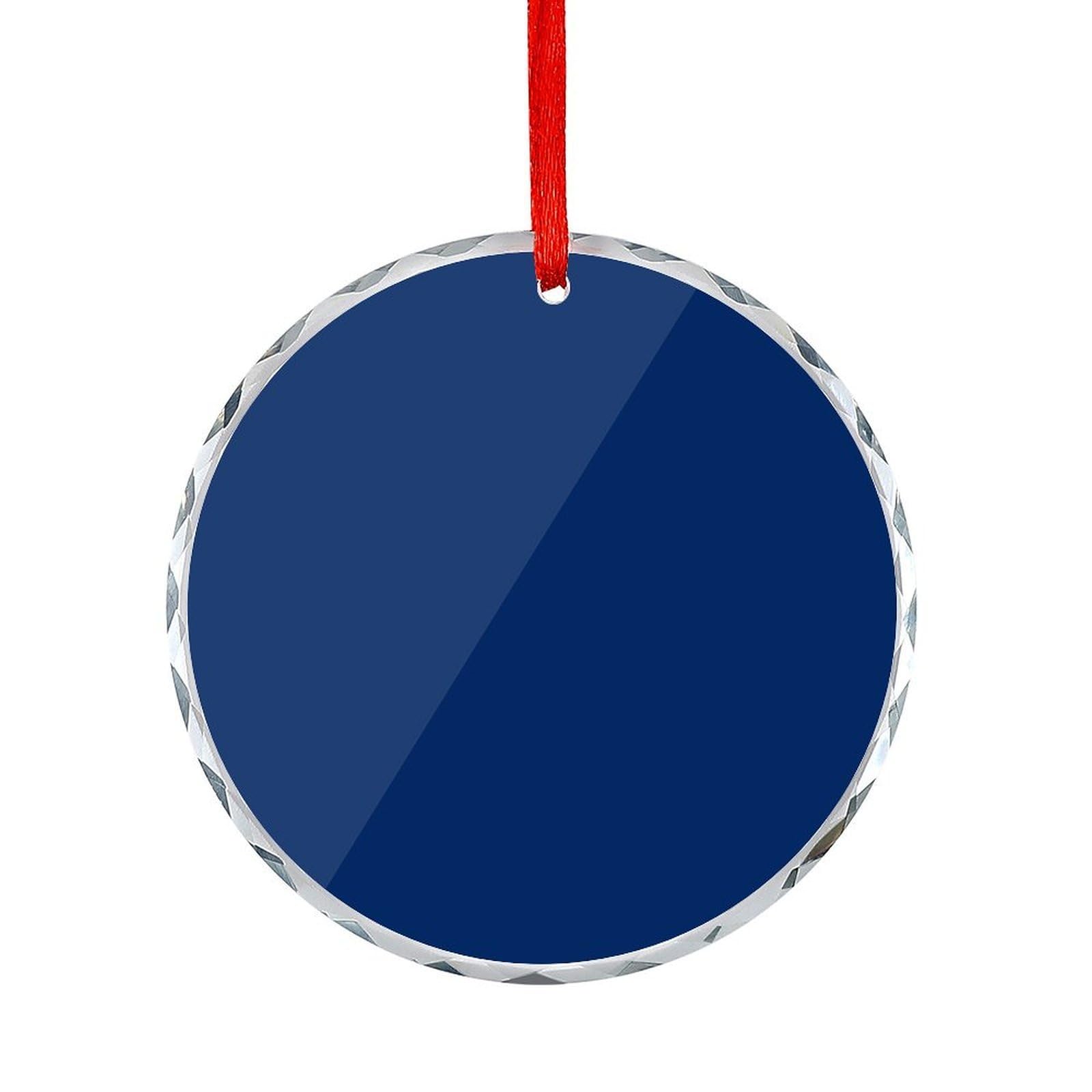 Btcowzrv Style Navy Round Ornament Hanging Pendant Decor