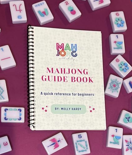 American Mahjong Guide Book, Spiral Bound, Quick Reference for Beginners, 24 Pages