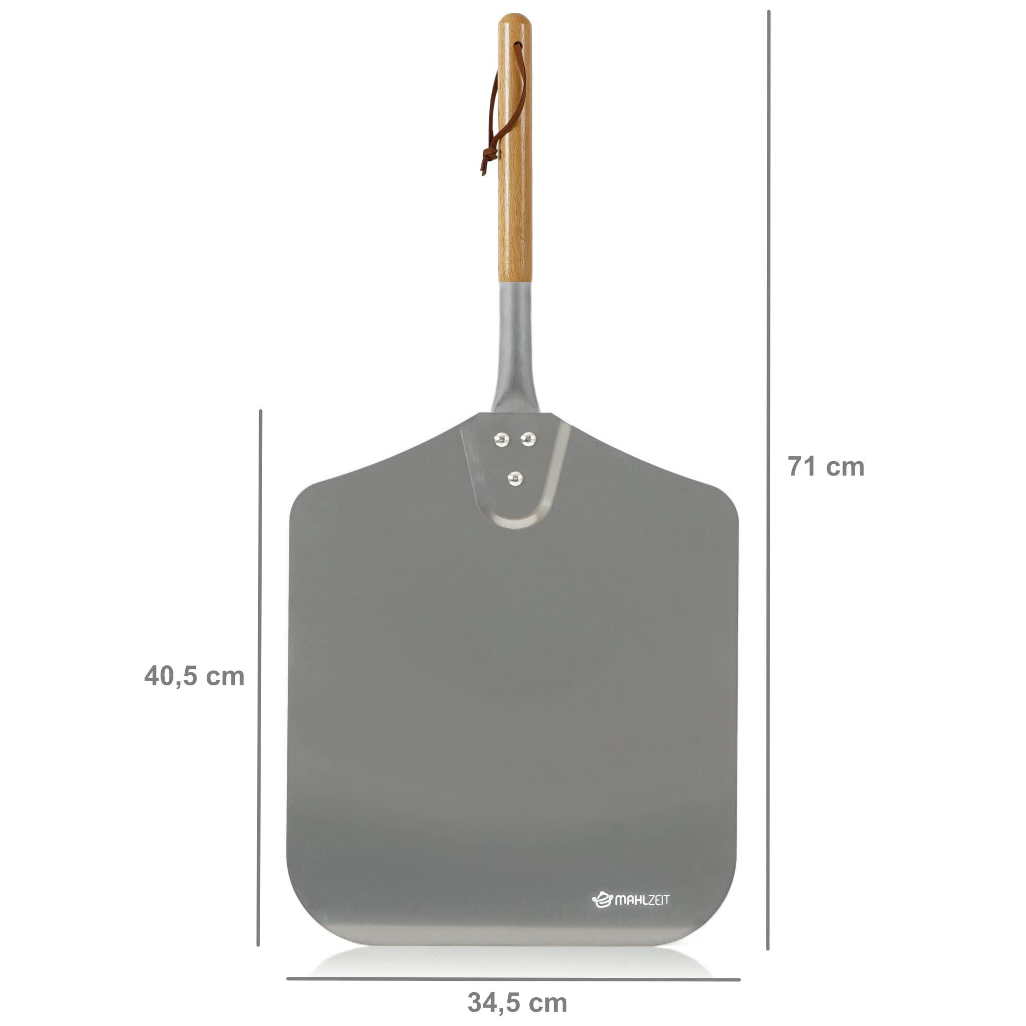 Mahlzeit 4-teiliges Pizza Set | Pizzastein mit Schaufel, Pizzaschneider und Spachtel | Pizzastein für Backofen und Grill | Pizza Zubehör Set, Pizzastein Set, Pizza stone, Grillstein, Backstein