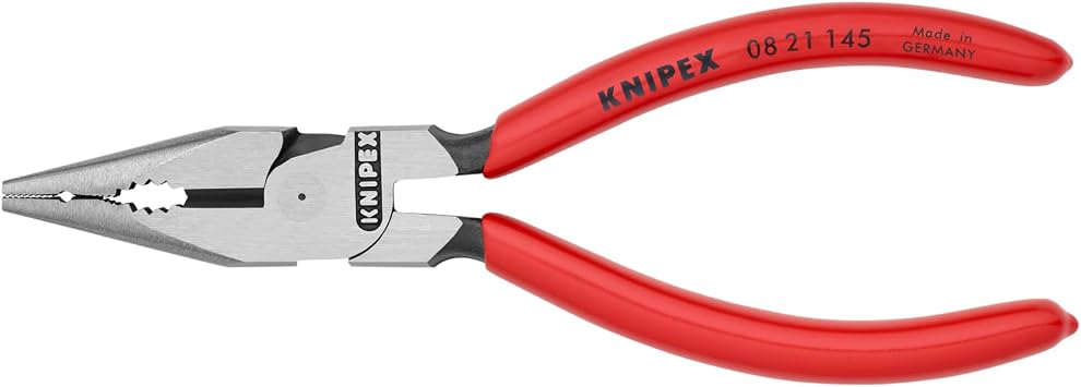 Knipex Tools 08 21 145 6" Needle Nose Combination Pliers,