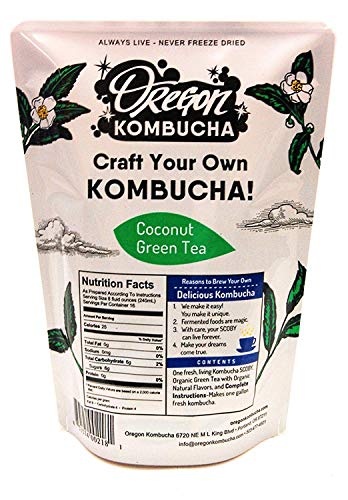 OREGON KOMBUCHA Basic Coconut Green Tea Starter Kit, 1 EA