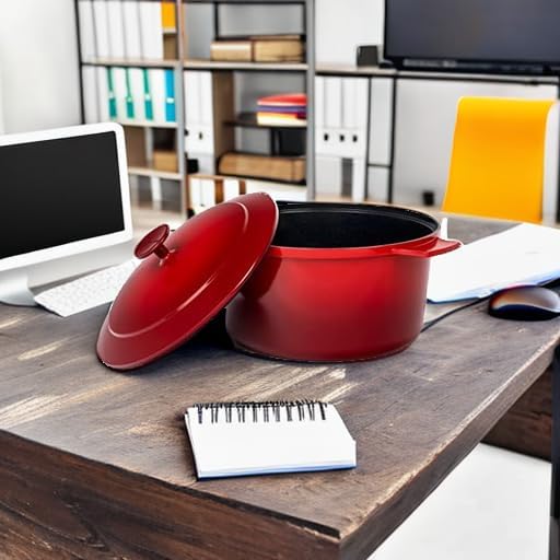 Miniatura 5 de Granitestone Olla ligera para horno holandés con tapa, olla antiadherente de 6.5 cuartos de galón, horno holandés esmaltado 10 en 1 para hornear