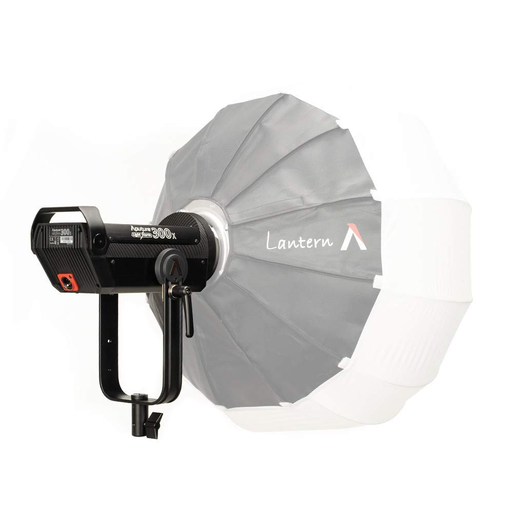 Aputure LS 300X + Aputure Lantern Softbox, V-Mount 2700-6500K Bi