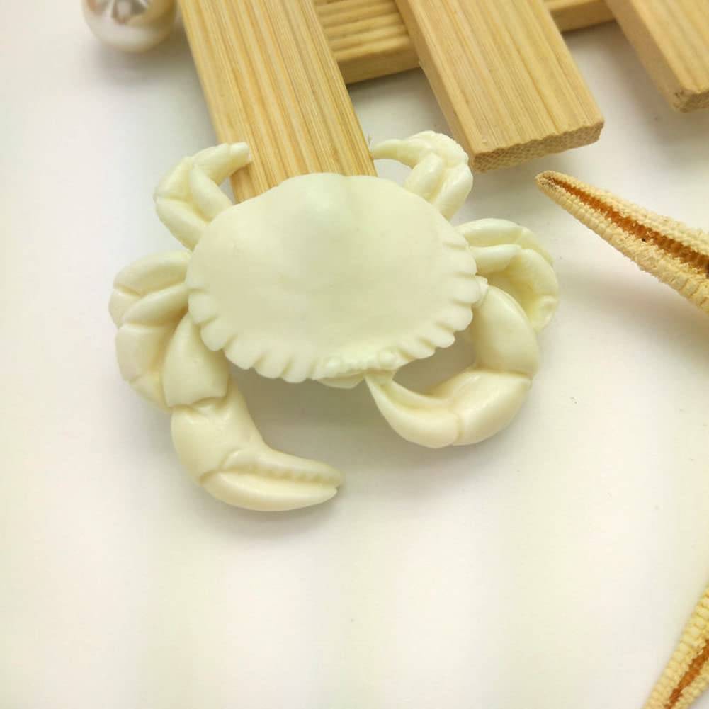 4 Stks Krab Vorm Siliconen Mal Oceaan Thema Krabben Fondant Schimmel Leuke Zeep Epoxy Hars Schimmel Sugarcraft Candy Mallen Voor Sugarcraft Cake Decorating