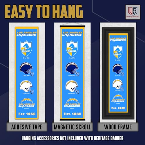 NFL Los Angeles Chargers Heritage Banner