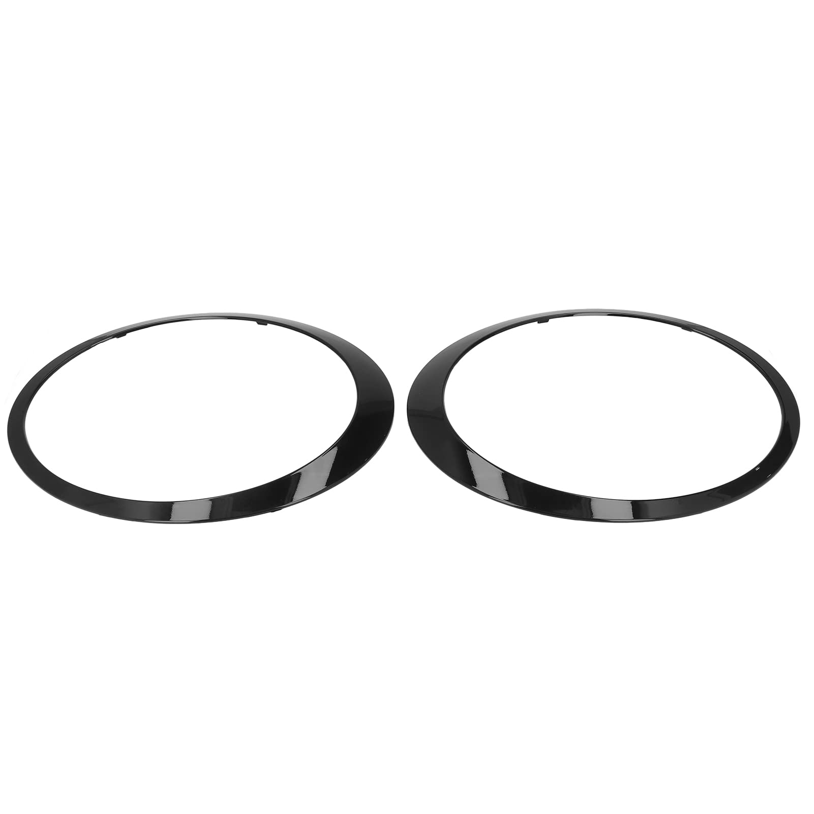 Anillo Embellecedor de Faro, Decoración Elegante en Negro Brillante para Clubman R55 2008-2015, Material ABS