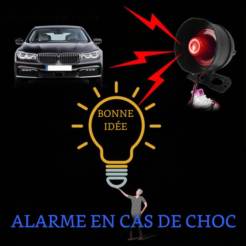 810-8131 810-8182 alarme de voiture universelle Vibration système antivol de voiture dispositif alarme automatique accessoire Automobiles Protection de sécurité