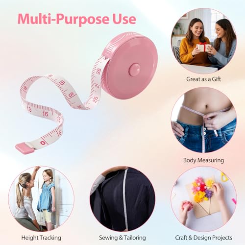 Cinta Métrica Suave Retráctil Doble Pack x4 miniatura 4
