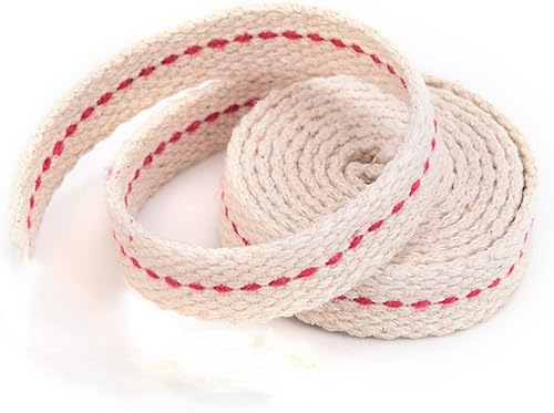 Generic Quemador de mecha de aceite de mecha de algodón plano, 3/8 pulgadas, 6.6 ft/6.5 pies, 1 unidad