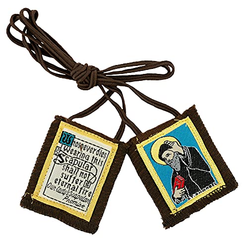 Rose Scapular Co. Brown Scapular - St. Sharbel Embroidered Wall Art