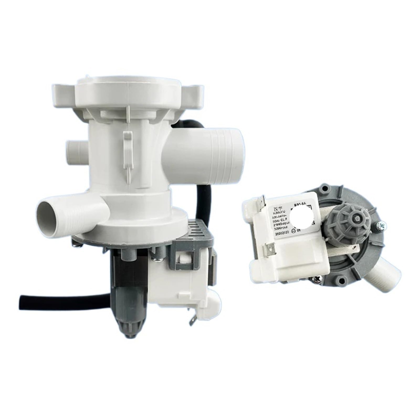 1pcs,Washing Machine Drain Pump Motor Suction Pump, Compatible for Midea，B30-6A(Model A)