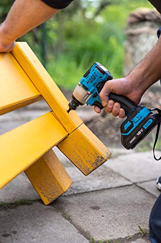 HAZET Mini draadloze slagmoersleutelset 9212M-1 I 1/2 inch aandrijfvierkant I 3-delige set I Borstelloze motor I Drie vermogensniveaus voor koppelaanspanning - Afbeelding 5