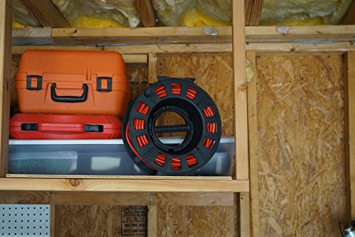 Woods Black Cord Storage Reel, holds up to 150ft of 16/3 gauge cord - Thumbnail 5