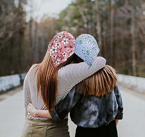 Elastische haarband met bloemenpatroon, 10 stuks, chiffon-hoofd, hoofddoek, haarband, print, vintage bloemenhaarsjaals… - Image 7