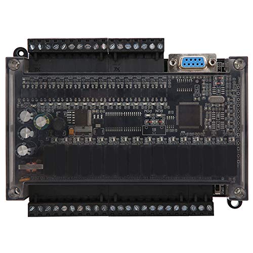 PLC Industrial Control Board Programmable Logic Controller Supports 485 CAN 3U 32MR DC24V(with Base and Shell)