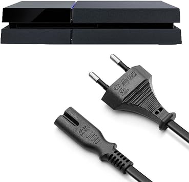 Ps4 Güç Kablosu 1.2m Playstation 4 Fat Kasa Uyumlu Ps4 Kablo Yedek Parça