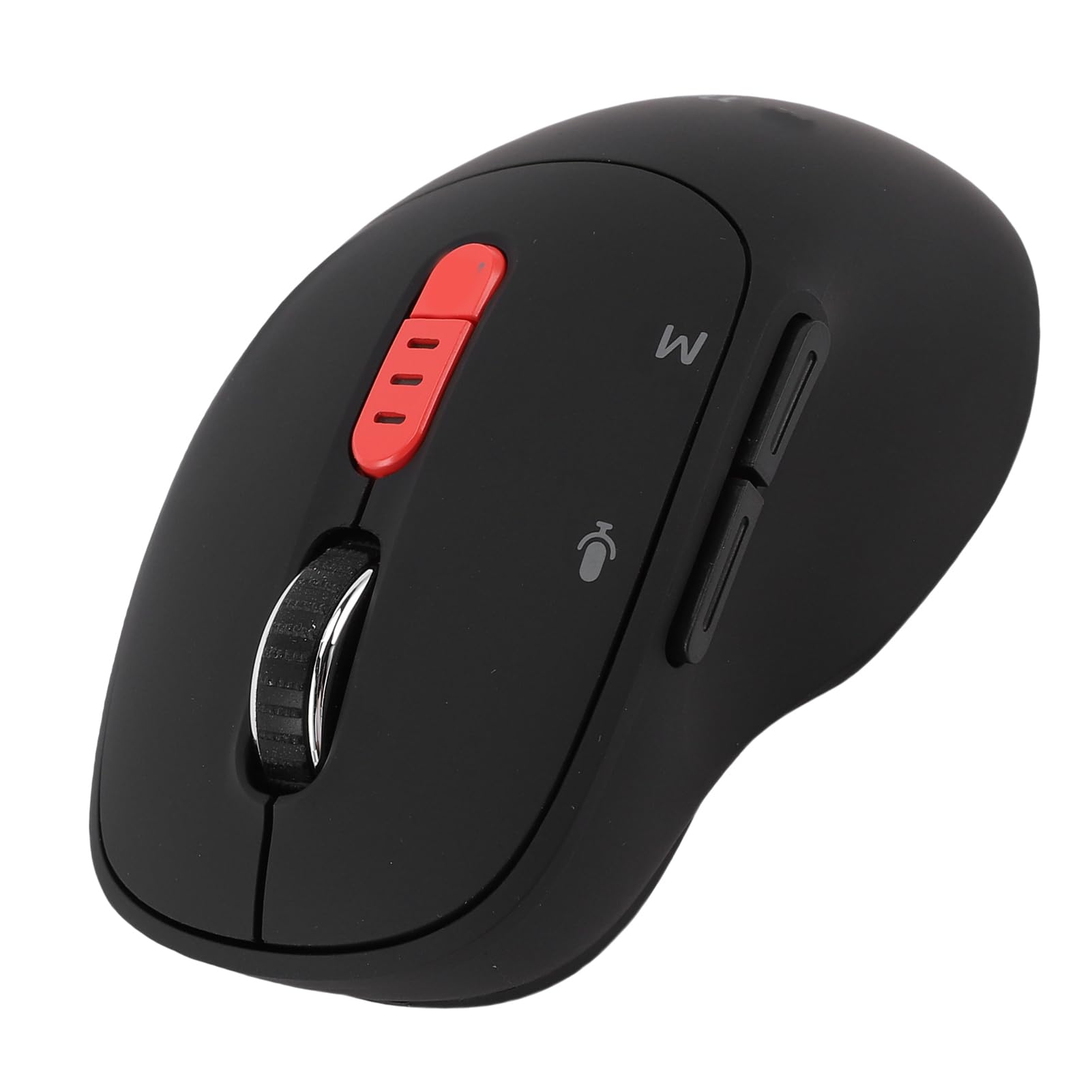 Bewinner M9 AI Sprachmaus für GPT, 6-in-1 Kabellose Maus mit Spracheingabe und Übersetzung, Leise, Ergonomische Bluetooth-Mäuse, Wiederaufladbar mit 3-Modus-Konnektivität für PC (Black)