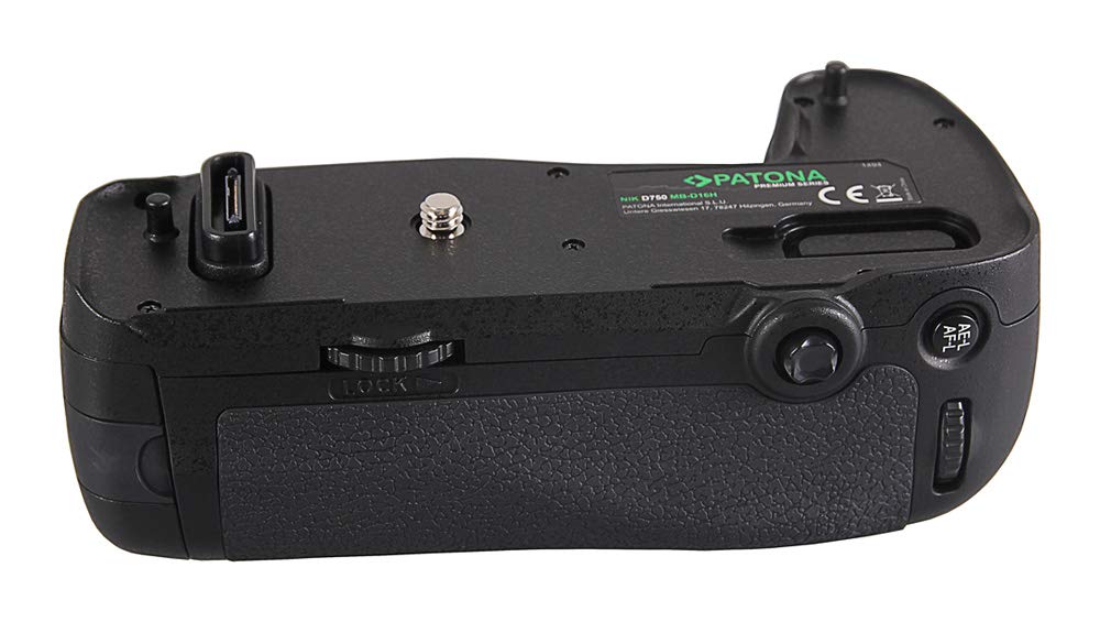 PATONA Empuñadura de batería de repuesto para Nikon MB-D16 MB-D16H, compartimento para 1 batería EN-EL15/6 pilas AA (no incluidas), mango de batería con mando a distancia por infrarrojos