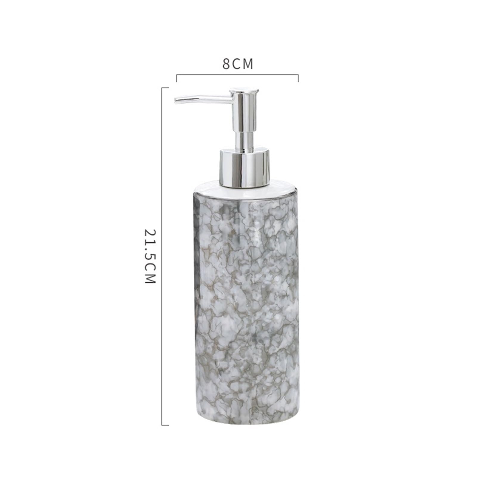 Dispensador de jabón de 390 ml, Moderno, de cerámica, para hoteles, dispensadores de Gel de Ducha, champú y loción con Bomba.