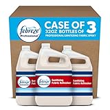 P&G Professional - 37000721366 Febreze Professional Sanitizing Fabric Refresher, Bulk Sanitizing Spary for All Fabrics in Hotels, Restaurants and Businesses, Fresh Clean Scent, 1 Gal. (Pack of 3)