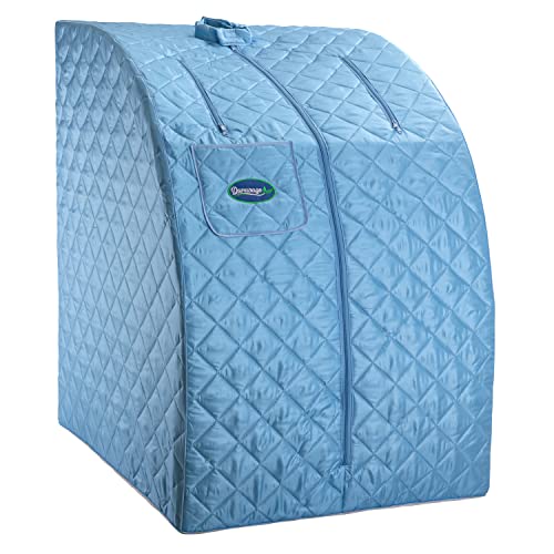 Image of Durasage Portable Personal Steam Sauna for Home - Foldable Full Body Spa Tent with 800W Steam Generator, 60-Min Timer, Chair Included for Relaxation & Wellness
