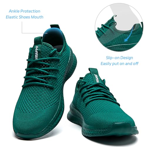 Image of Men Non-Slip Work Shoes Tennis Gym Sneakers Breathable Slip Resistant Lightweight and Comfortable for All-Day Wear Sports and Walking