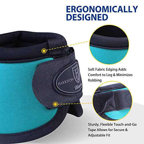 Image of Harrison Howard Horse Bell Boots Overreach Bell Boots No-Turn Bell Boots for Horse-Durable Protective Hoof Boot