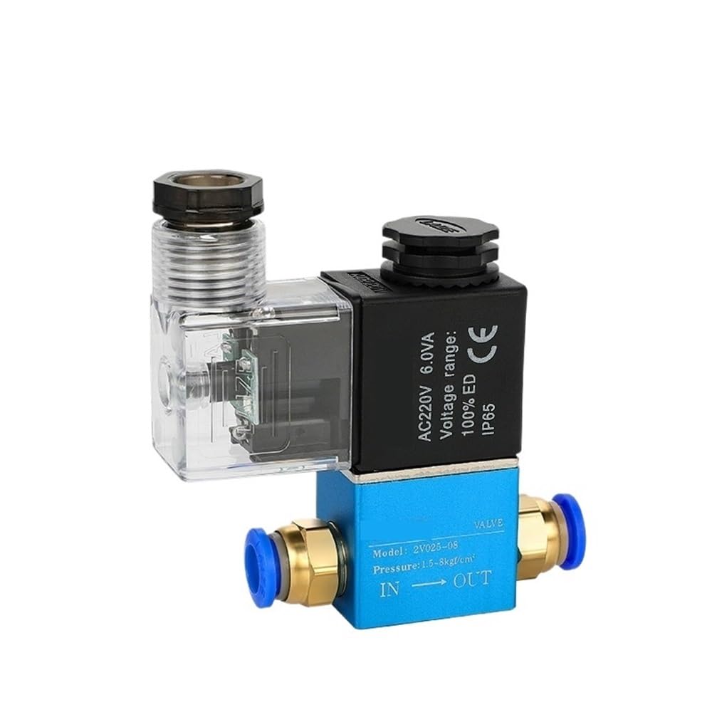 Vanne solénoïde pneumatique 2V025 2/2 voies DC24V raccord 10mm pour air comprimé
