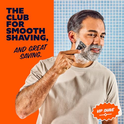 Dollar Shave Club | The VIP Shave Set | 4 Swift Rinse Refill Cartridges, 1 Heavy Metal Handle, 1 Shave Butter 3 ounce, 1 Razor Cover, Razors for Men - Image 5