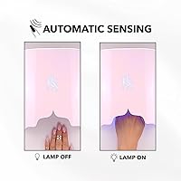Vista 6 de KIARA SKY Lámpara de uñas UV, lámpara de uñas LED, secador de uñas inalámbrico y recargable, luz UV de curado rápido para esmalte de uñas de gel