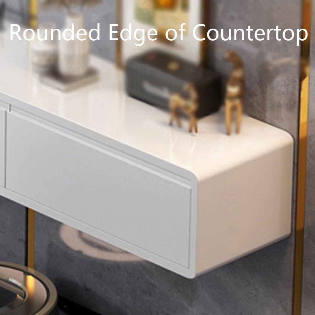 Moderner, wandmontierter TV-Schrank, schwimmendes Entertainment-Center, Media-TV-Konsole, Regal mit Schubladen für Wohnzimmer und Schlafzimmer (Grigio 160 cm)