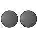 4 Inch CNSZNAT Speaker Cover Round Steel Mesh Grill Pack of 2 Pcs - Black