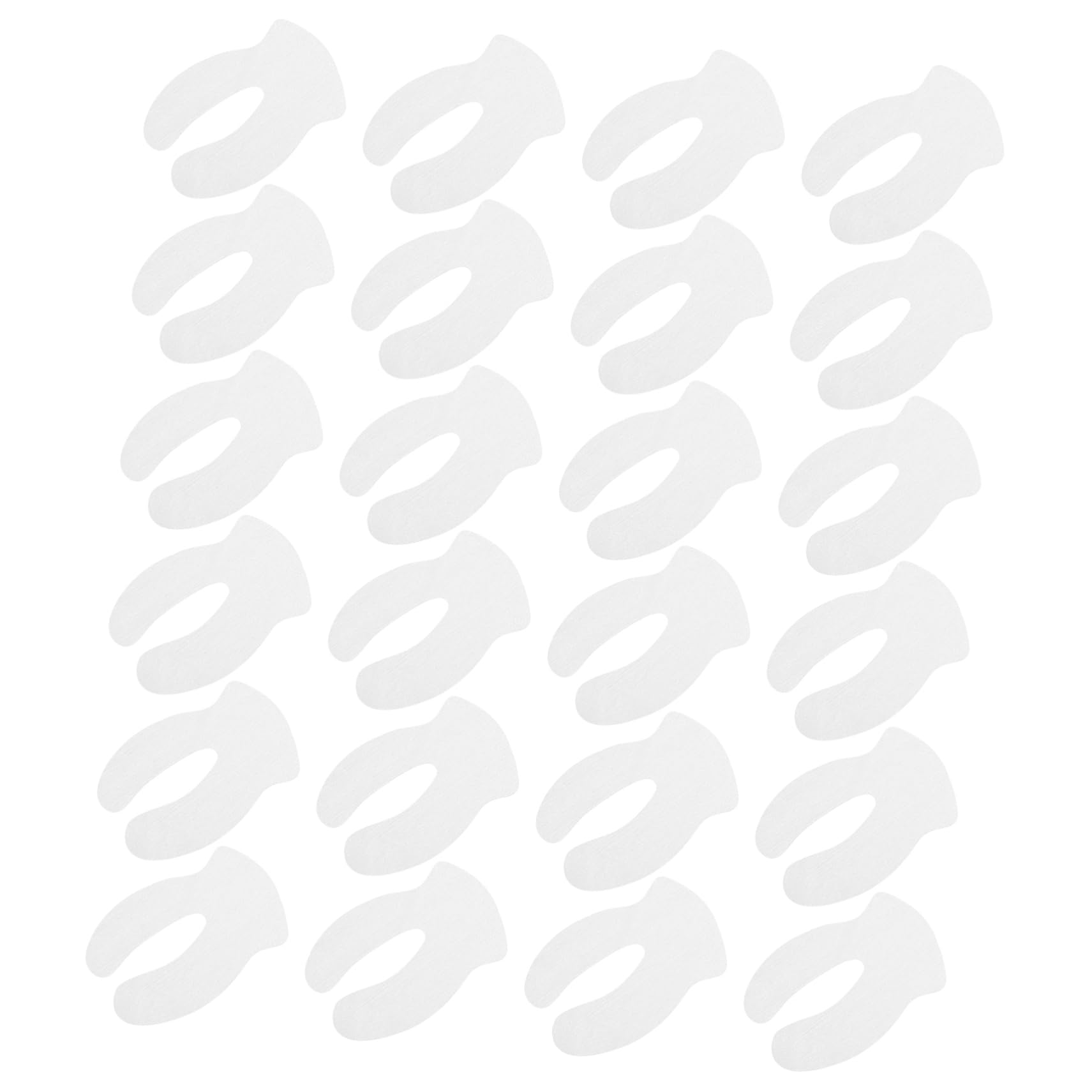 IWOWHERO 1000pcs White Eye Mask Bulk Cotton Moisturizing Eye Pads Breathable Skin-friendly Easy Diy Care