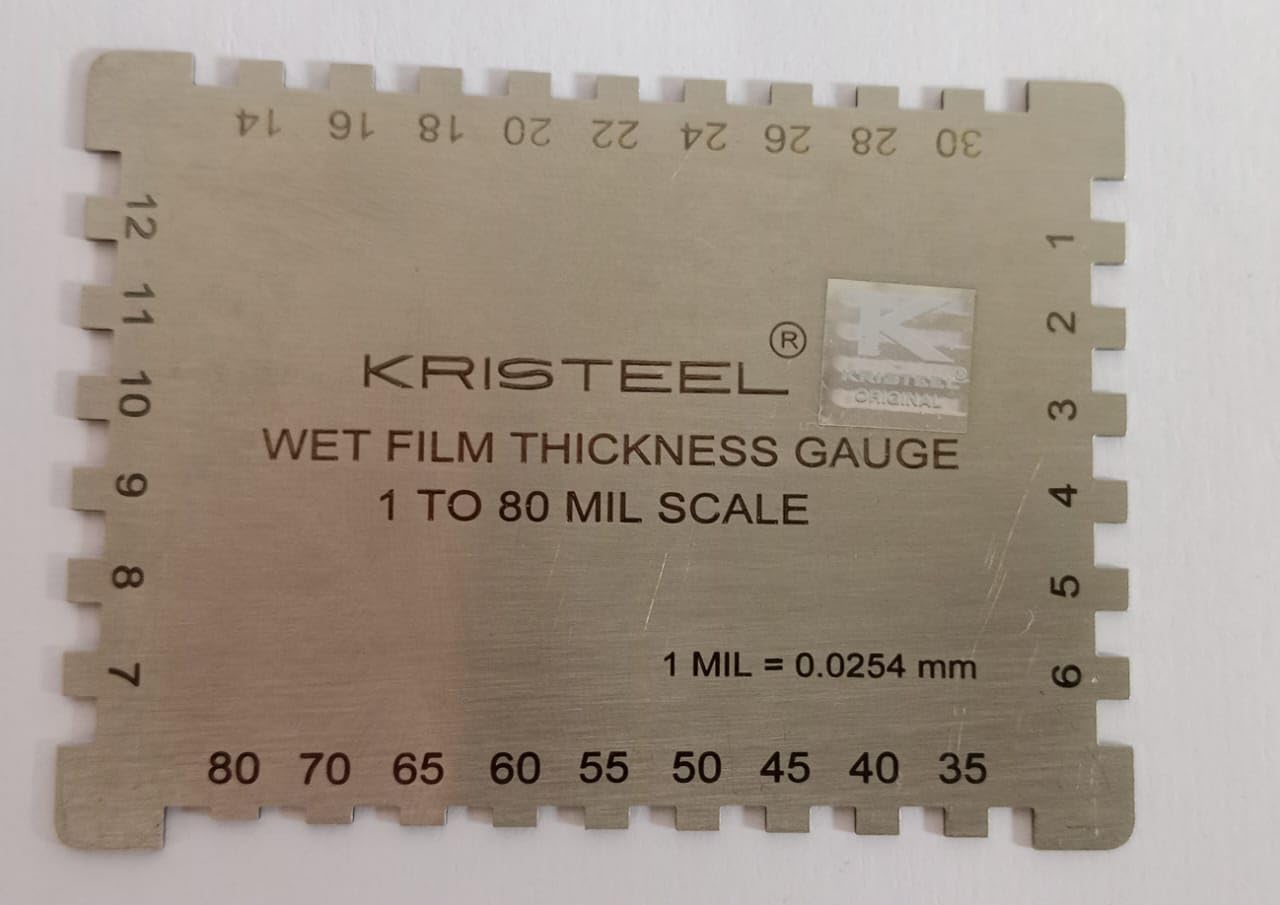 See full amazon price history chart for KRISTEEL Wet Film Thickness Gauge 1 to 80 mil (Rectangular) KRISTEEL Wet Film Thickness Gauge 1 to 80 mil (Rectangular) (B018S4T89S) Amazon Price History, Amazon Price Tracker