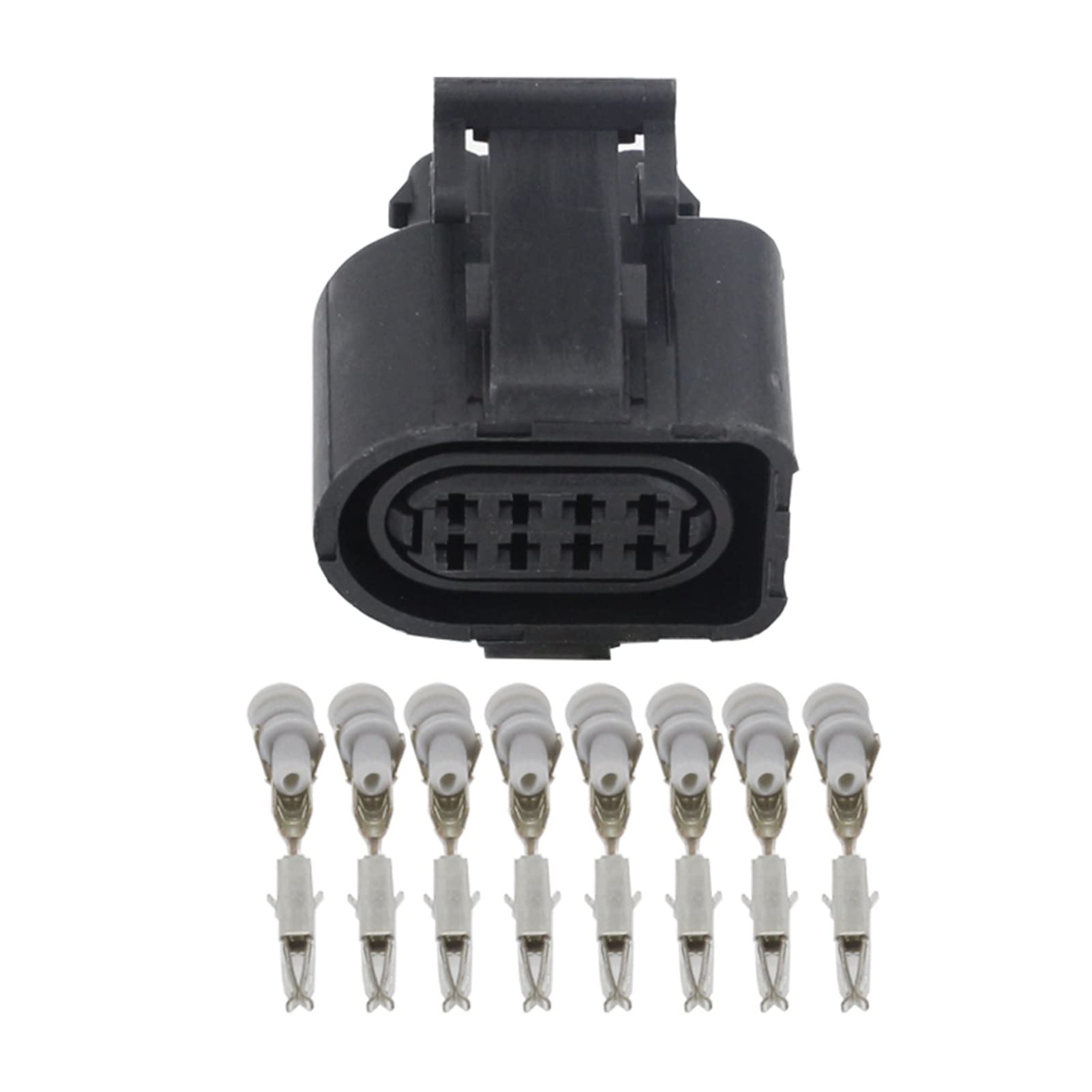 Conector de caja de engranajes de 8 pines con terminal DJ7082A-1.5-21 Conector de automóvil conector Automotriz Conector hembra (Size : 10 Sets)