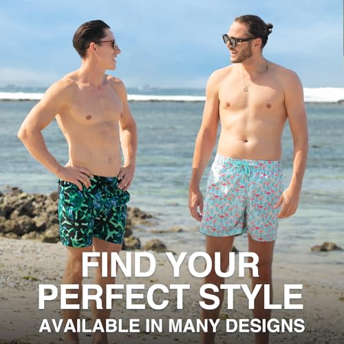 Image of Kanu Surf Men's Big Viper Extended Size Stripe Swim Trunk