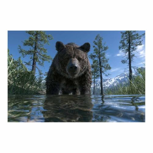 Toile animaux forêts pour réchauffer un salon blanc et impersonnel
